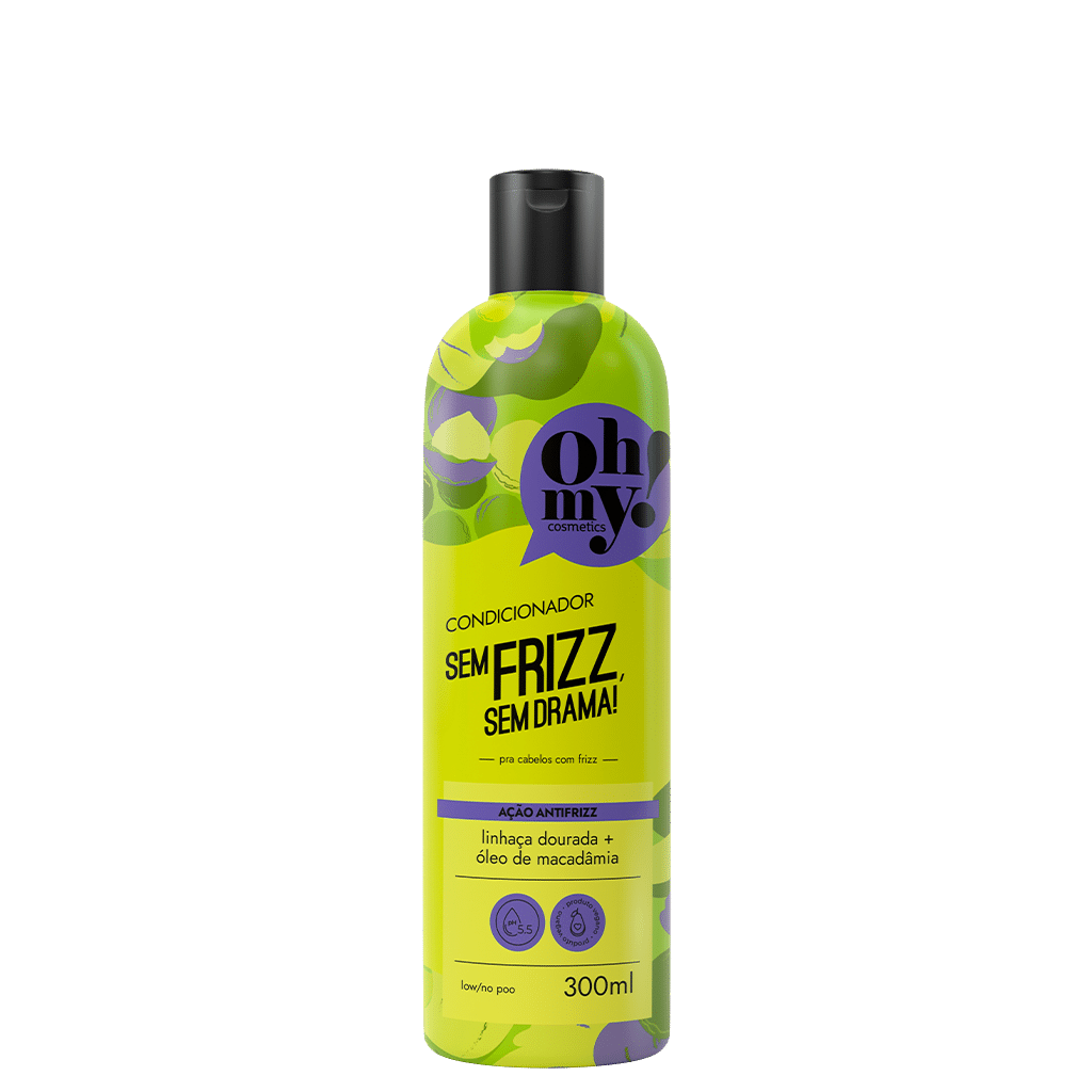 CONDICIONADOR-300-FRIZZ-1.png CONDICIONADOR SEM FRIZZ SEM DRAMA 300ML – OH MY - Image 1